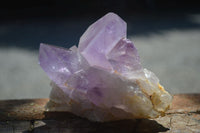 Natural Jacaranda Amethyst Clusters  x 3 From Mumbwa, Zambia - Toprock Gemstones and Minerals 