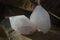 Natural Large Pale Brandberg Amethyst Quartz Crystals x 6 From Brandberg, Namibia