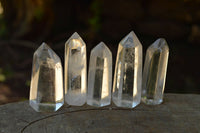 Polished Clear Quartz Crystal Points x 24 From Madagascar - TopRock