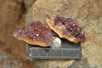 Natural Dark "Amethystos" Amethyst Clusters  x 24 From Kwaggafontein, South Africa - TopRock