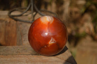 Polished  Stunning Carnelian Agate Spheres  x 2 From Madagascar