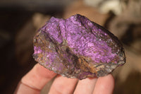 Natural Metallic Purpurite Cobbed Specimens x 12 From Erongo, Namibia