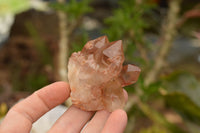 Natural Red Hematite Phantom Quartz Specimens  x 12 From Karoi, Zimbabwe - TopRock