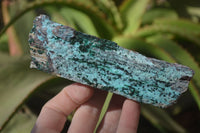 Natural Drusy Coated Chrysocolla Dolomite With Malachite Specimens x 4 From Likasi, Congo