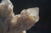 Natural Cascading White Phantom Smokey Quartz Clusters  x 3 From Luena, Congo - Toprock Gemstones and Minerals 