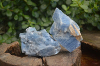 Natural New Sky Blue Calcite Specimens  x 12 From Spitzkop, Namibia - Toprock Gemstones and Minerals 