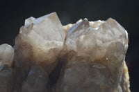 Natural Cascading White Phantom Smokey Quartz Clusters  x 2 From Luena, Congo - Toprock Gemstones and Minerals 