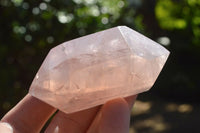 Polished Double Terminated Gemmy Rose Quartz Points x 12 From Madagascar - TopRock