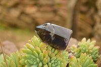 Polished Amethyst / Smokey Amethyst Window Quartz Crystals  x 12 From Akansobe, Madagascar - TopRock