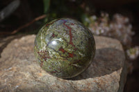 Polished Dragon Bloodstone Sphere  x 1 From Tshipise, South Africa