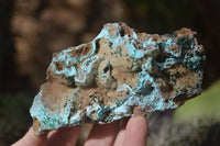 Natural Drusy Coated Chrysocolla Dolomite With Malachite Specimens x 4 From Likasi, Congo