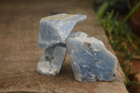 Natural New Sky Blue Calcite Specimens  x 35 From Spitzkop, Namibia