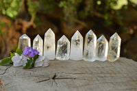 Polished Clear Quartz Crystal Points x 24 From Madagascar - TopRock