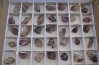 Natural Small Smokey Amethyst Crystals  x 35 From Chiredzi, Zimbabwe - Toprock Gemstones and Minerals 