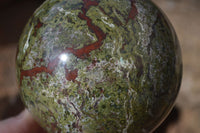 Polished Dragon Bloodstone Sphere  x 1 From Tshipise, South Africa