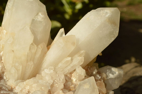 Natural Large Milky White Quartz Cluster With Clean Intact Crystals  x 1 From Madagascar - TopRock