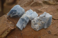 Natural New Sky Blue Calcite Specimens  x 35 From Spitzkop, Namibia