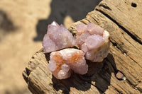 Natural Small Spirit Quartz Crystals & Clusters  x 48 From Boekenhouthoek, South Africa - TopRock