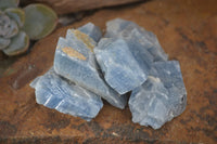 Natural New Sky Blue Calcite Specimens  x 70 From Spitzkop, Namibia - Toprock Gemstones and Minerals 