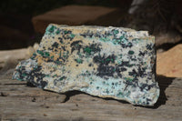 Natural Drusy Coated Chrysocolla Dolomite Specimen x 1 From Likasi, Congo