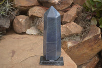 Polished Blue Lazulite Point x 1 From Madagascar - TopRock