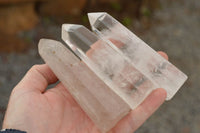 Polished Clear Quartz Crystal Points x 6 From Madagascar - TopRock