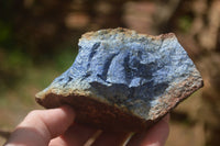 Natural Rare Blue Dumortierite Rough Specimens  x 6 From Mozambique - TopRock