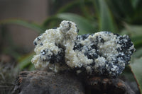 Natural Schorl Black Tourmaline Specimens With Hyalite Opal x 2 From Erongo Mountains, Namibia - TopRock