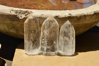 Polished Clear Quartz Crystal Points x 24 From Madagascar - TopRock