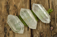 Polished Double Terminated Semi Optic Quartz Crystals  x 12 From Madagascar - TopRock