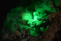 Natural Fluorescent Hyalite Opal Specimen x 1 From Erongo, Namibia