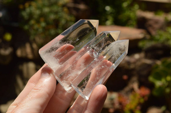 Polished Clear Quartz Crystal Points x 24 From Madagascar - TopRock