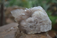 Natural Cascading White Phantom Smokey Quartz Clusters  x 6 From Luena, Congo - Toprock Gemstones and Minerals 