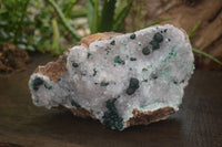 Natural Rare Ball Malachite On Drusy Quartz & Dolomite Matrix  x 1 From Kambove, Congo - Toprock Gemstones and Minerals 