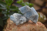 Natural New Sky Blue Calcite Specimens  x 35 From Spitzkop, Namibia