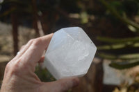 Polished Large Clear Quartz Points x 2 From Madagascar