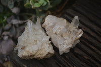 Natural Mixed Selection Of Quartz Clusters  x 12 From Madagascar