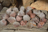 Natural Smokey Hematoid Quartz Crystals  x 24 From Ambositra, Madagascar