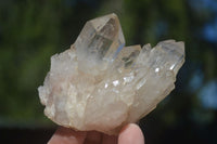 Natural Cascading Clear Quartz Crystals  x 12 From Luena, Congo - Toprock Gemstones and Minerals 