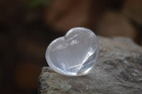 Polished Mini Girasol Pearl Quartz Hearts x 20 From Ambatondrazaka, Madagascar