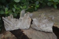 Natural Mixed Selection Of Quartz Clusters  x 12 From Madagascar