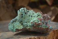 Natural Drusy Coated Chrysocolla & Malachite Dolomite Specimens x 3 From Congo