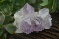 Natural Jacaranda Amethyst Clusters  x 3 From Mumbwa, Zambia - Toprock Gemstones and Minerals 