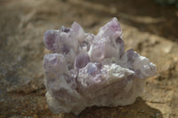 Natural Sugar Amethyst Clusters  x 4 From Solwezi, Zambia