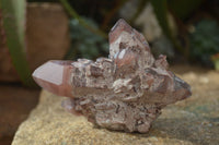 Natural Red Hematoid Quartz Specimens x 6 From Karoi, Zimbabwe