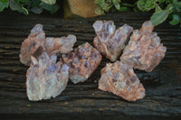 Natural Sugar Amethyst Clusters  x 6 From Zambia - Toprock Gemstones and Minerals 