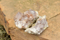 Natural Mixed Selection Of Spirit Quartz Clusters  x 12 From Boekenhouthoek, South Africa - TopRock