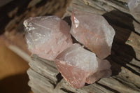 Natural Smokey Hematoid Quartz Crystals  x 24 From Ambositra, Madagascar