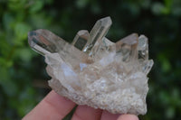 Natural Mixed Selection Of Quartz Clusters  x 12 From Madagascar