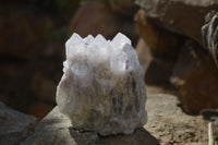 Natural Sugar Amethyst Clusters  x 4 From Solwezi, Zambia